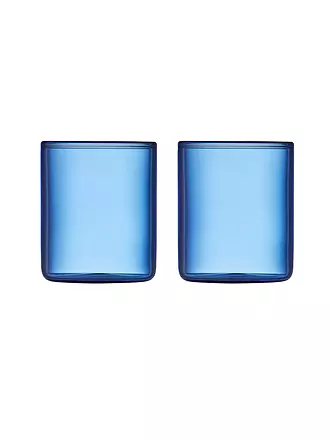 LYNGBY GLAS | Schnapsglas 2er Set TORINO 6cl Blau | 